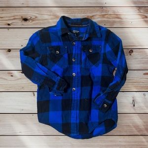 Boys plaid flannel shirt